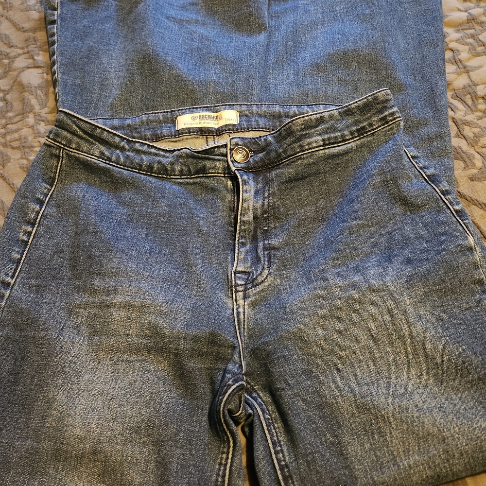 LADIES ROCK AND ROLL JEANS - Picture 2 of 5